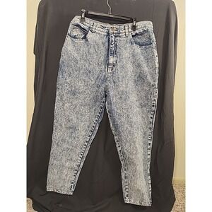 Stefano International Vtg Acid‎ Stone Washed High Waisted Mom Jeans Plus Size 22